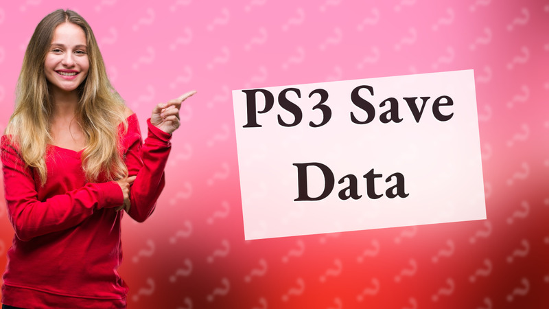 PS3 Save Data