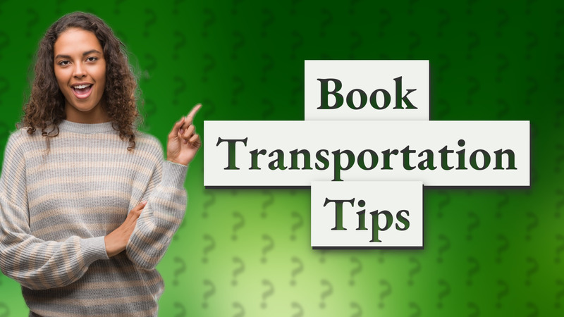 Book Transportation Tips