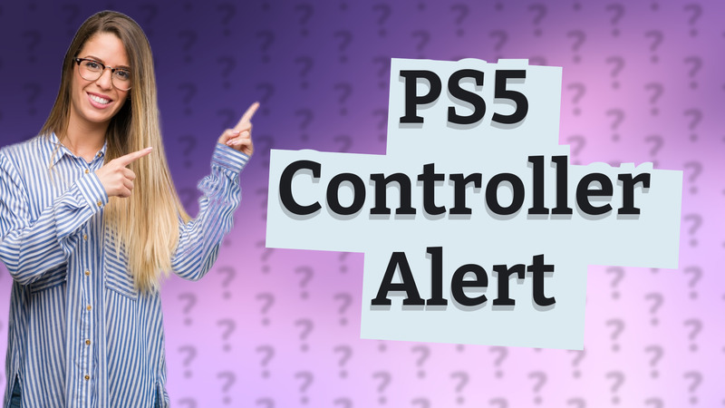 PS5 Controller Alert