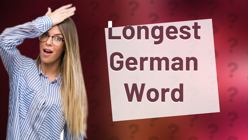 Longest German Word