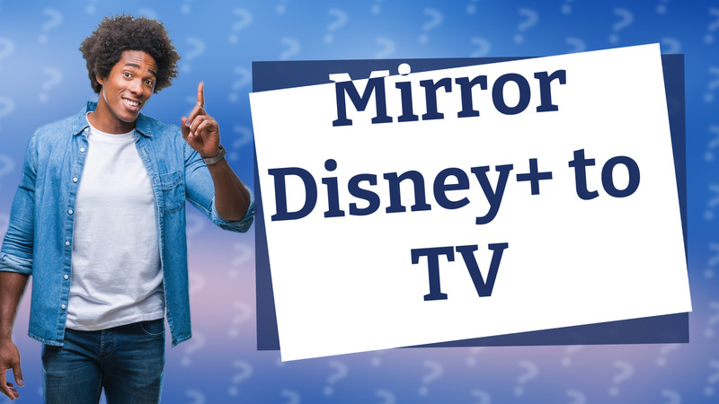Mirror Disney+ to TV
