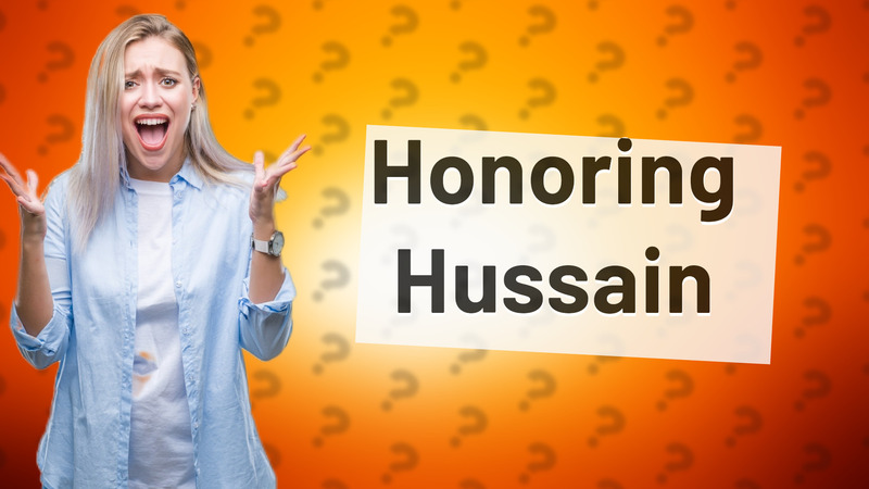 Honoring Hussain