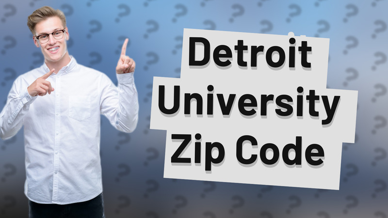 Detroit University Zip Code