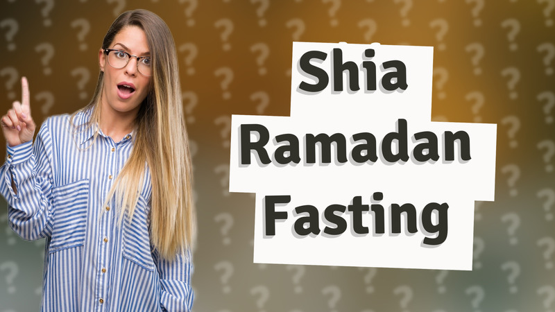 Shia Ramadan Fasting