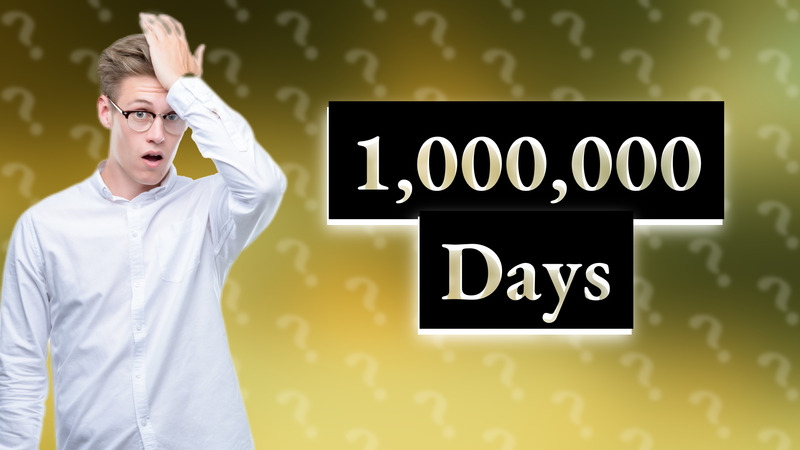 1,000,000 Days