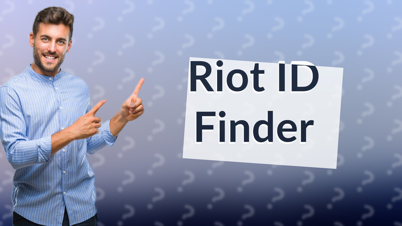 Riot ID Finder