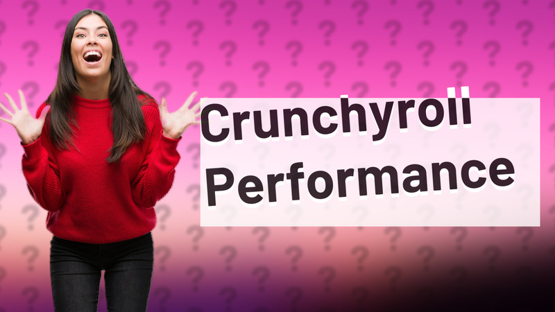 Crunchyroll Performance