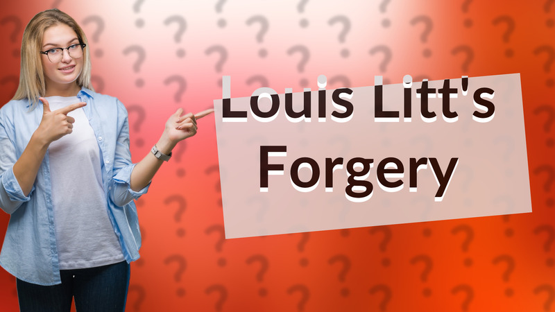Louis Litt's Forgery
