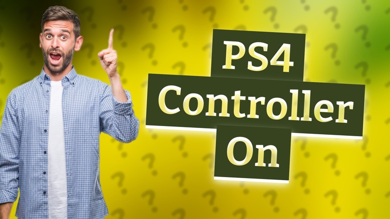 PS4 Controller On