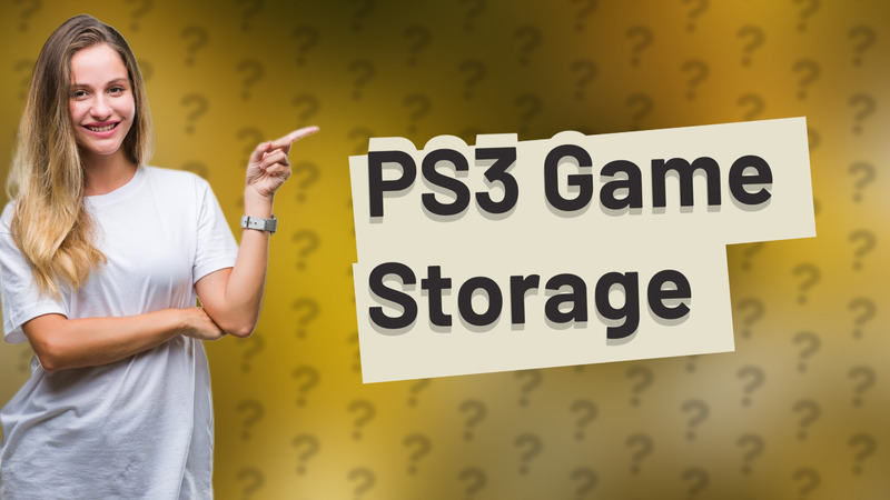 PS3 Game Storage