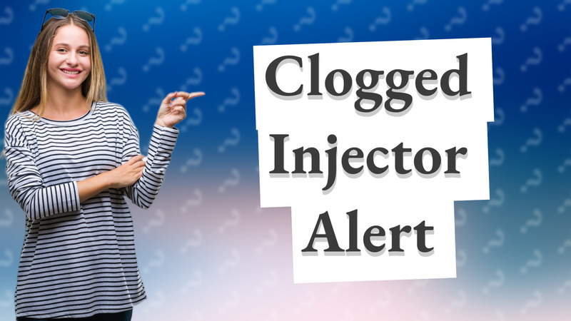 Clogged Injector Alert
