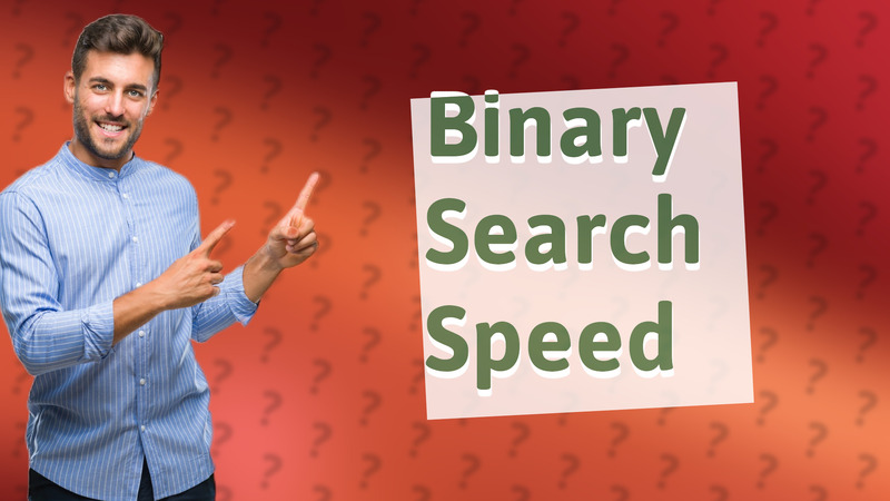 Binary Search Speed