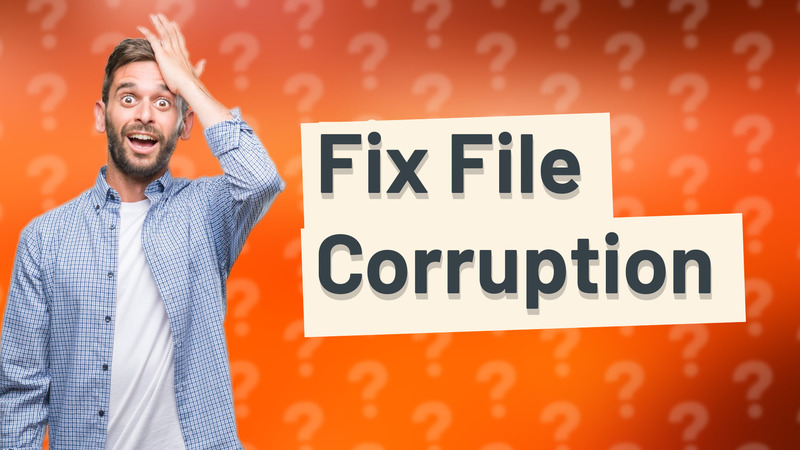 Fix File Corruption