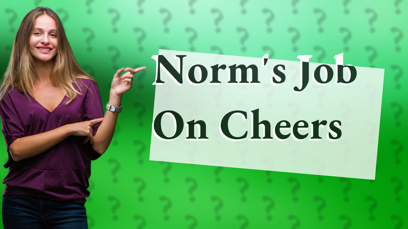 Norm's Job On Cheers