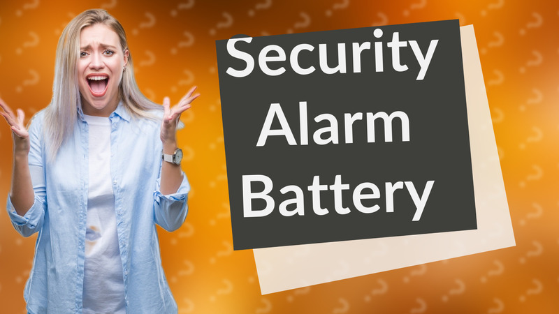 Security Alarm Battery