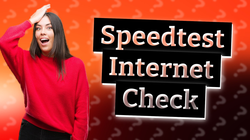 Speedtest Internet Check