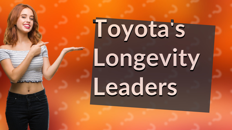 Toyota's Longevity Leaders