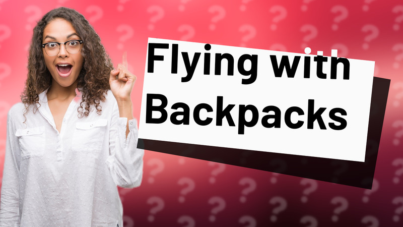 Flying with Backpacks