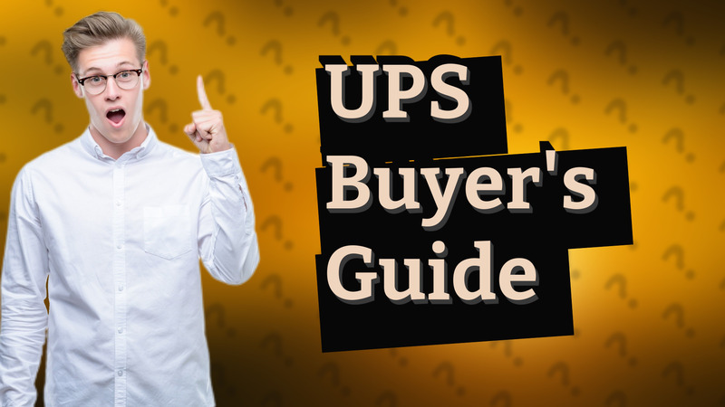 UPS Buyer's Guide
