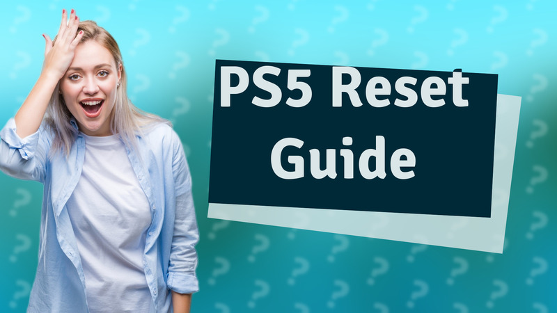 PS5 Reset Guide