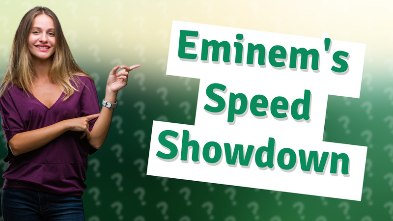 Eminem's Speed Showdown