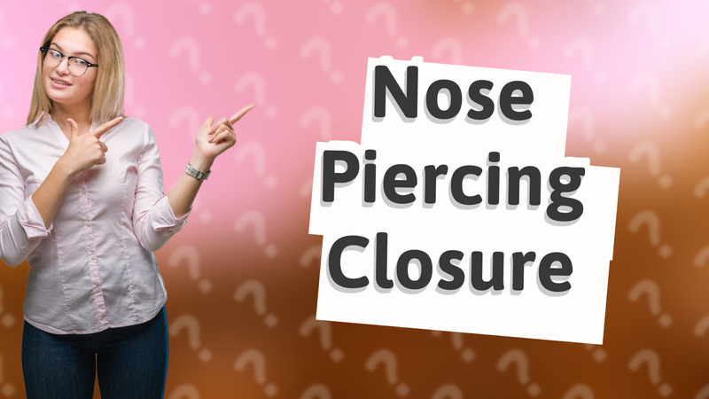 Nose Piercing Closure