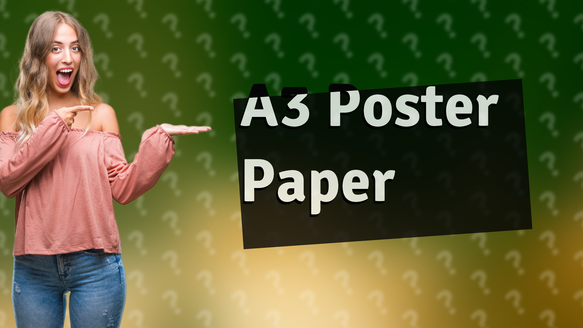 A3 Poster Paper