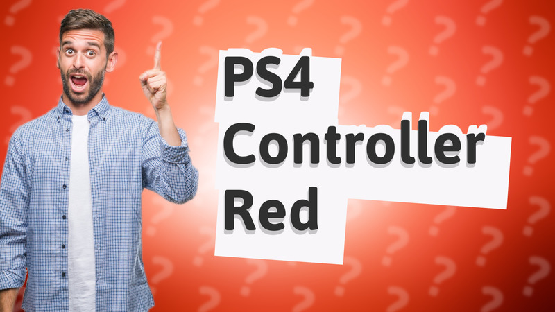 PS4 Controller Red