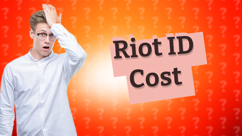 Riot ID Cost
