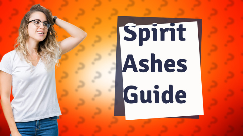Spirit Ashes Guide
