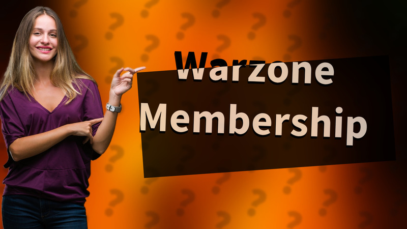 Warzone Membership