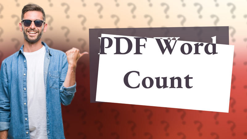 PDF Word Count