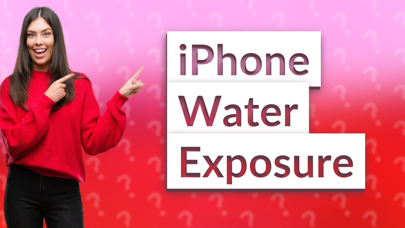 iPhone Water Exposure