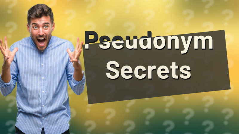 Pseudonym Secrets
