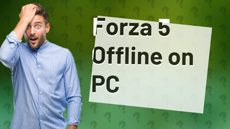 Forza 5 Offline on PC