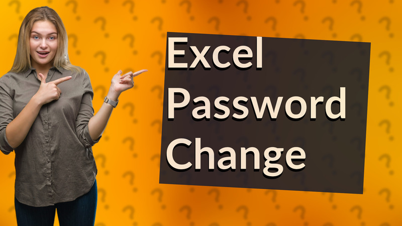 Excel Password Change
