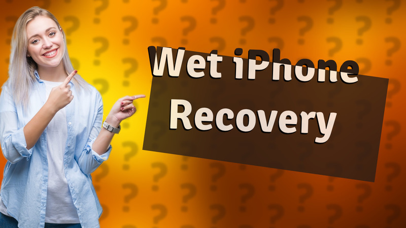Wet iPhone Recovery