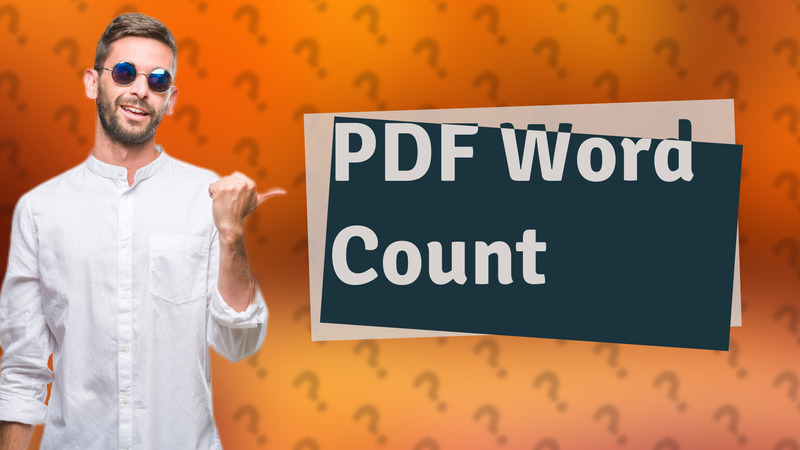PDF Word Count