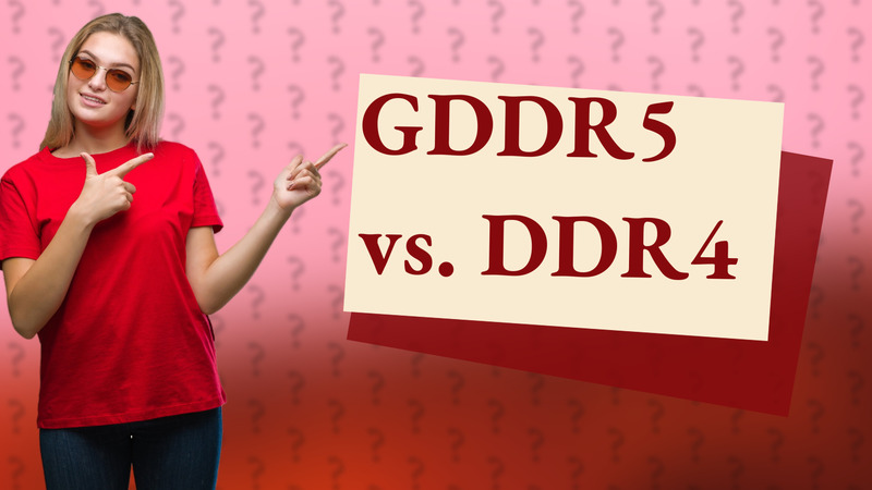 GDDR5 vs. DDR4