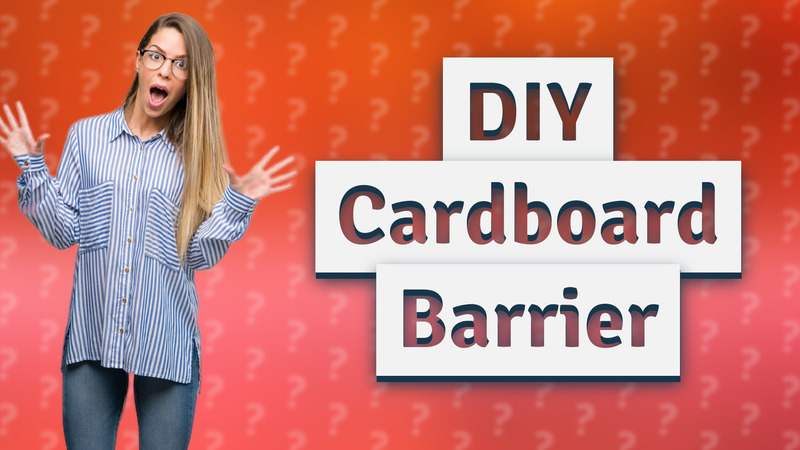 DIY Cardboard Barrier