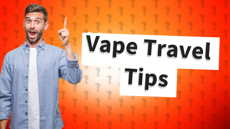 Vape Travel Tips