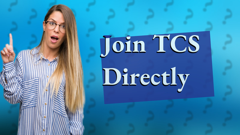 Join TCS Directly