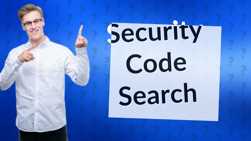 Security Code Search