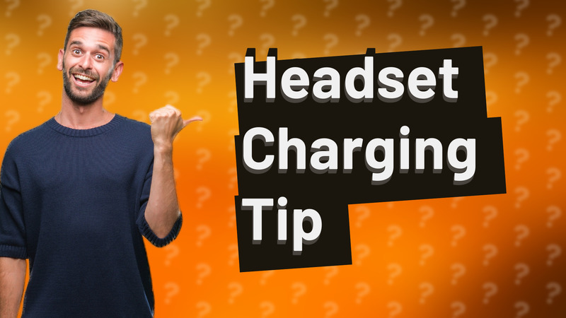 Headset Charging Tip