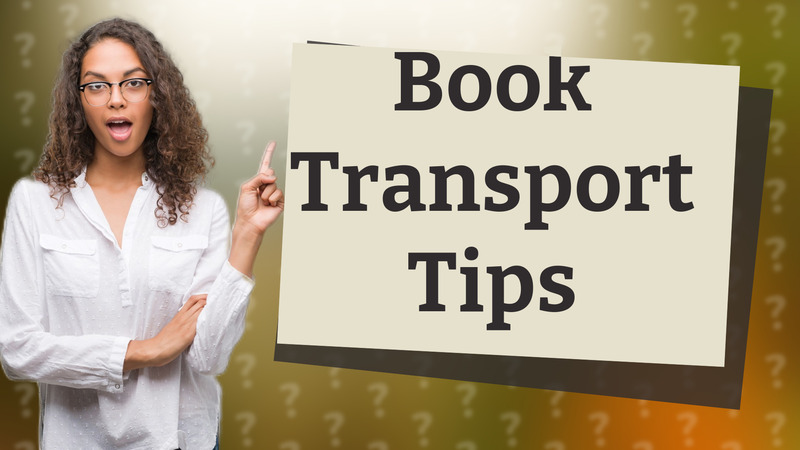 Book Transport Tips