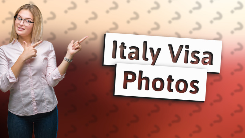Italy Visa Photos