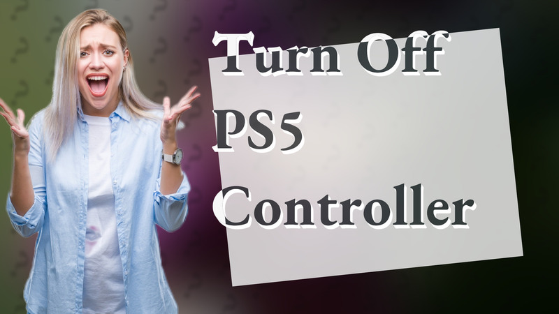 Turn Off PS5 Controller