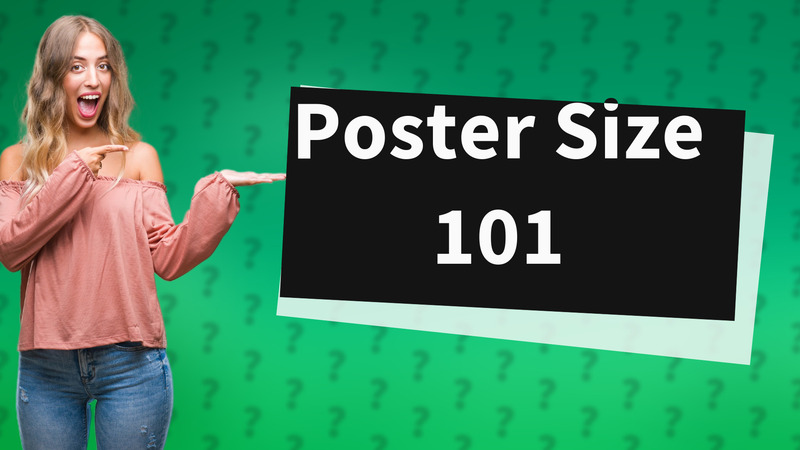Poster Size 101