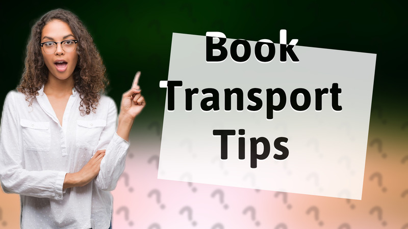 Book Transport Tips
