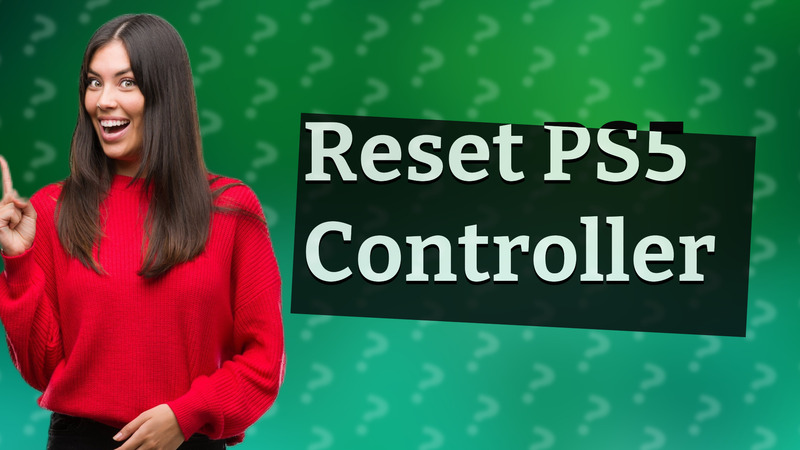 Reset PS5 Controller